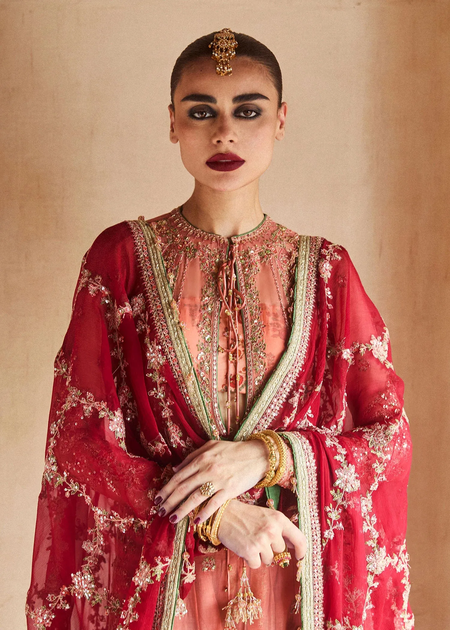Hussain Rehar Embroidered Chiffon Suit Unstitched 3 Piece HRR24F Romawi - Formal Collection