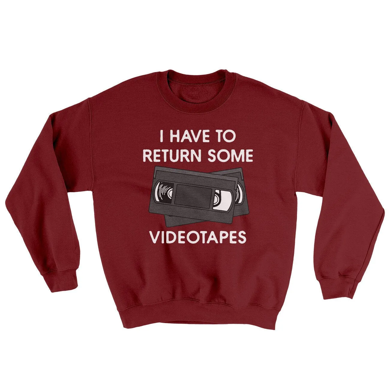 I Have To Return Some Videotapes Ugly Sweater