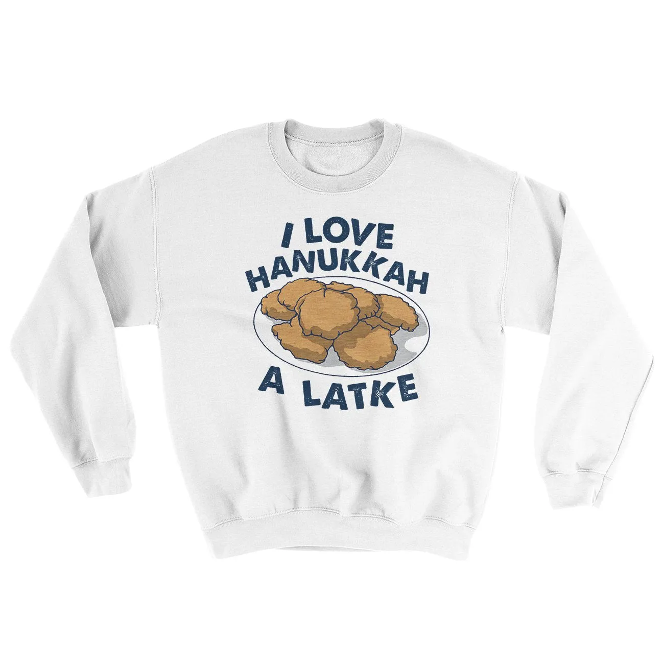 I Love Hanukkah A-Latke Ugly Sweater