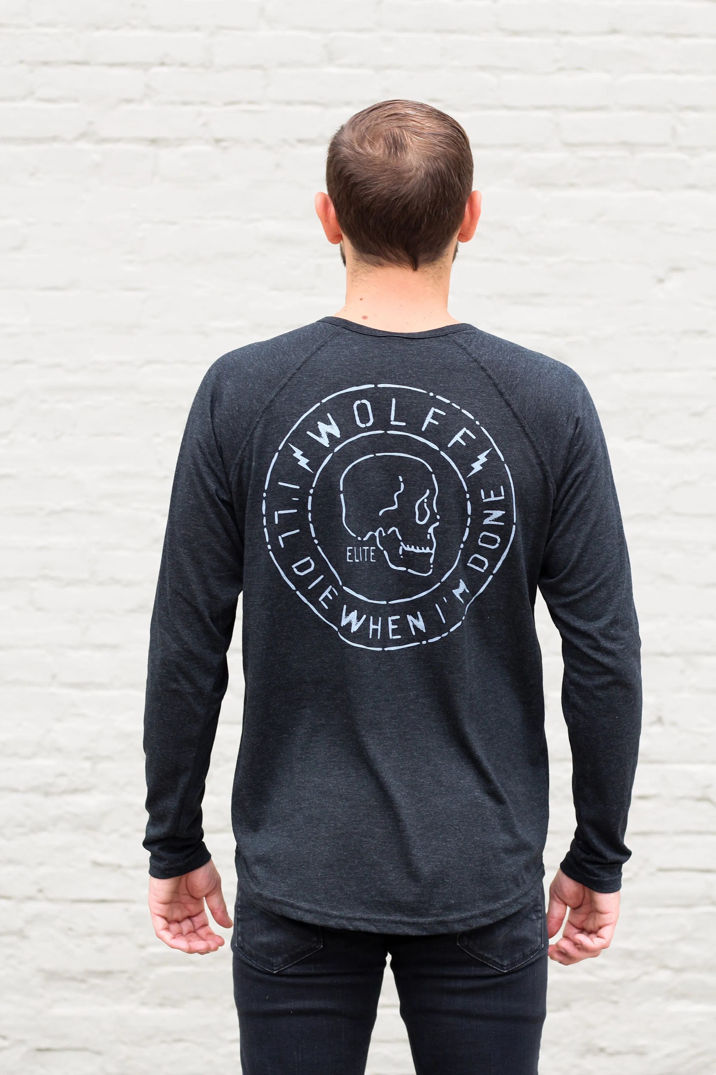 I'll Die When I'm Done Henley - Charcoal