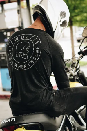 I'll Die When I'm Done Henley - Charcoal