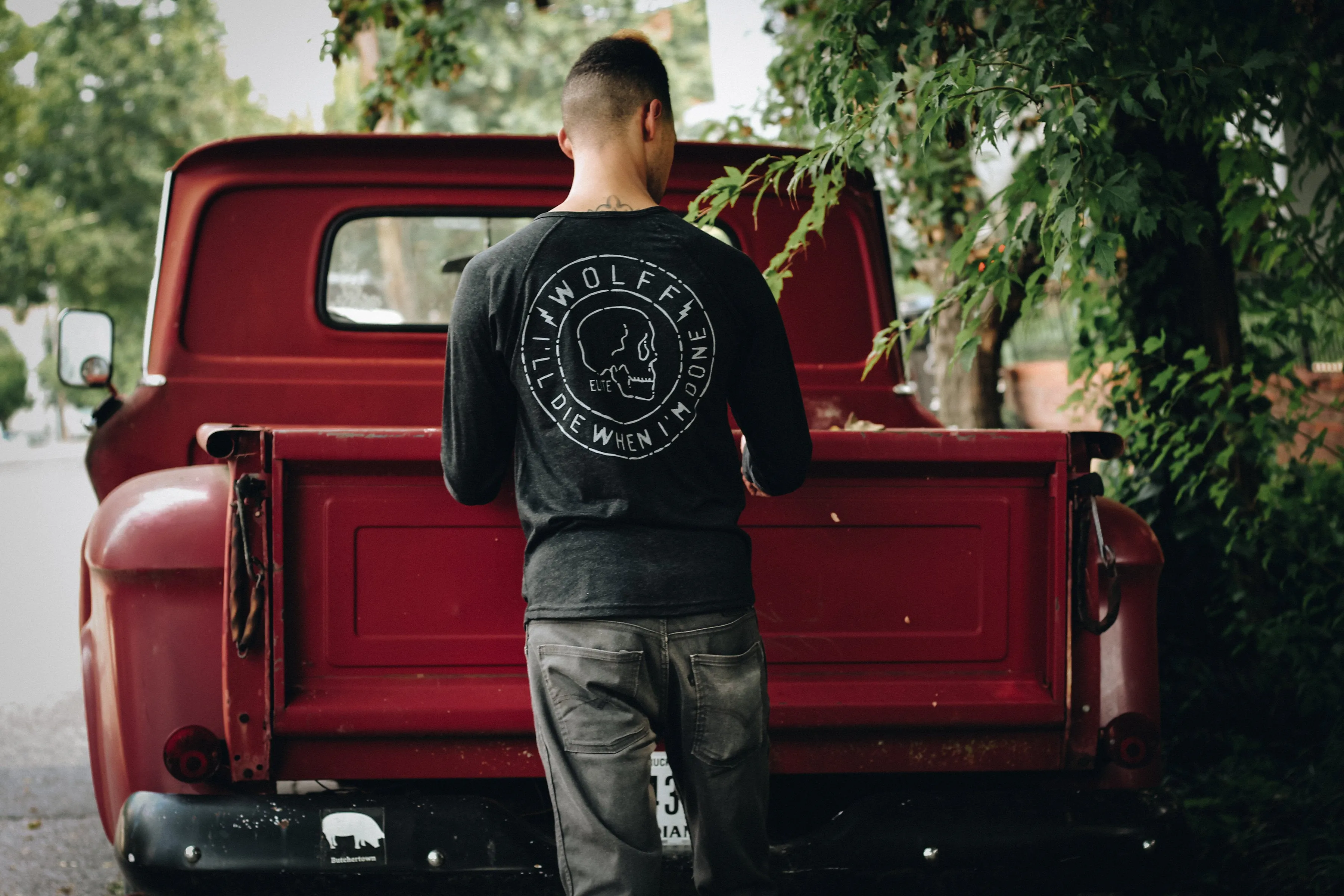 I'll Die When I'm Done Henley - Charcoal