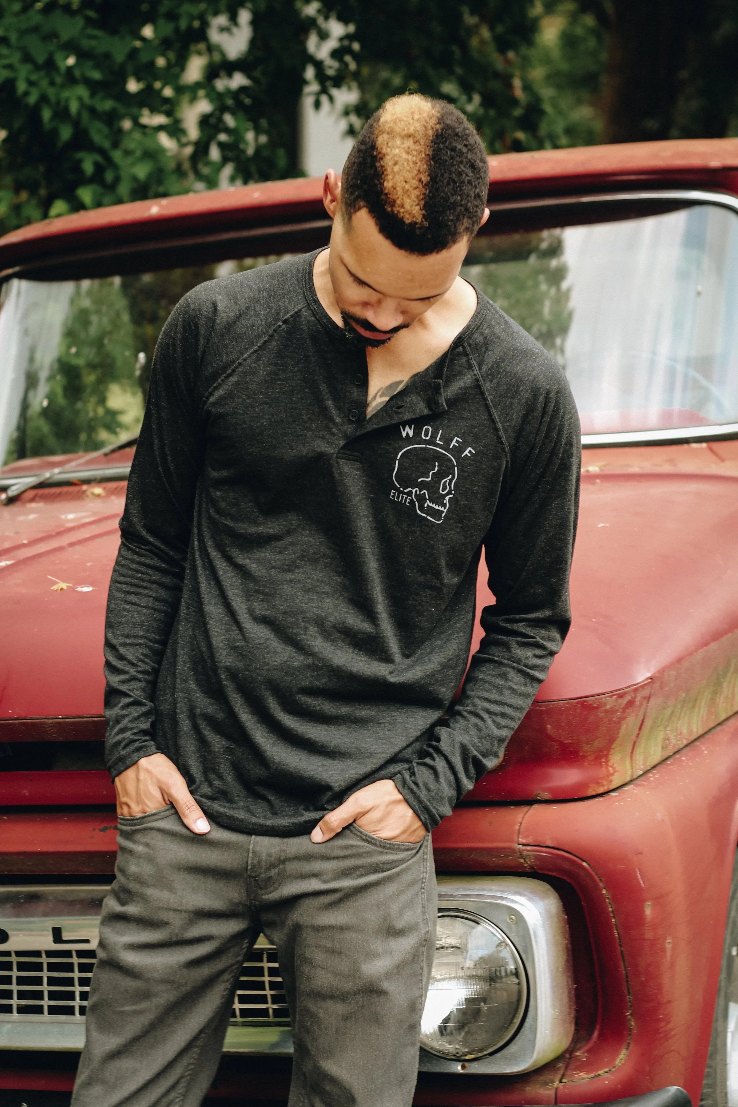 I'll Die When I'm Done Henley - Charcoal