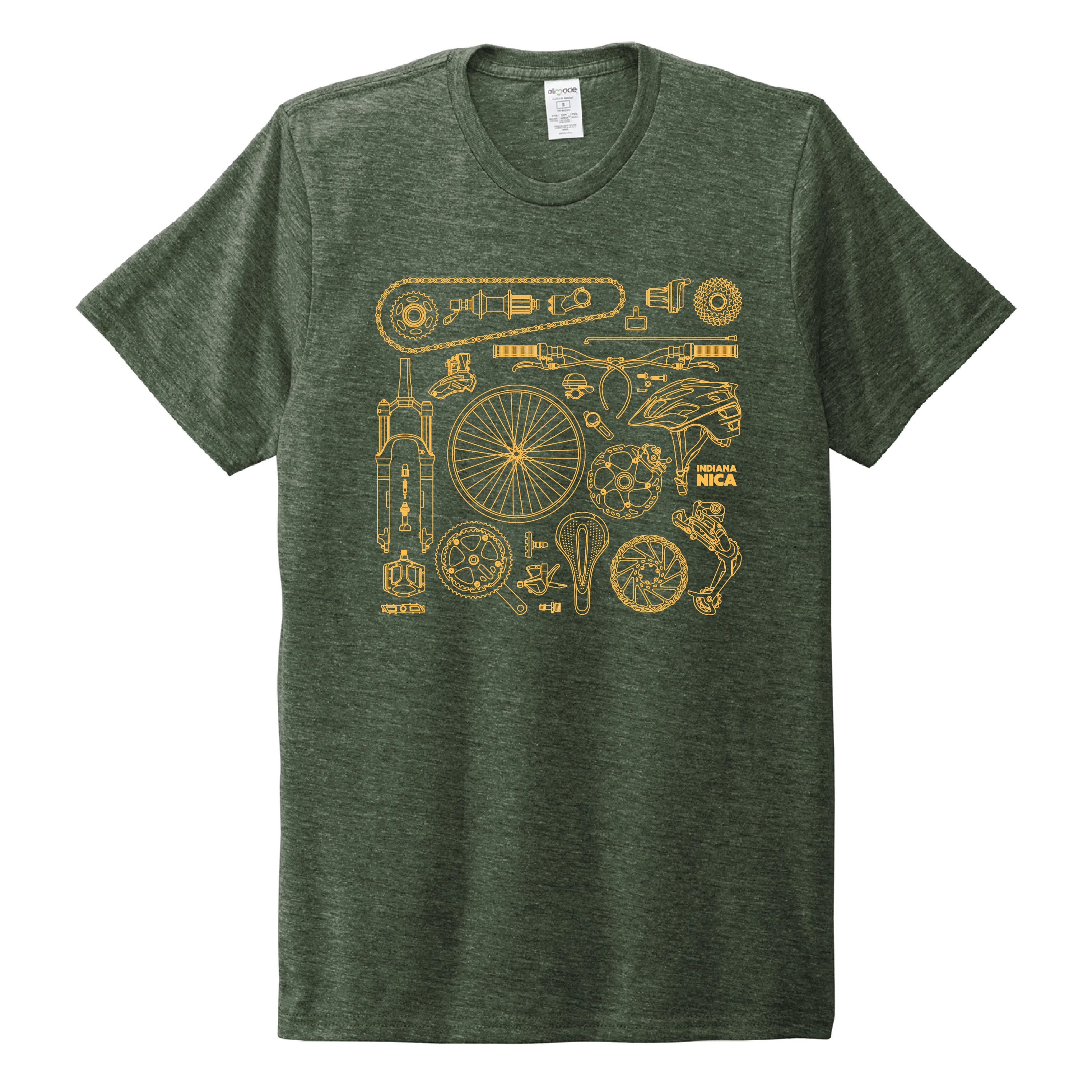 Indiana NICA Bike Parts Tee