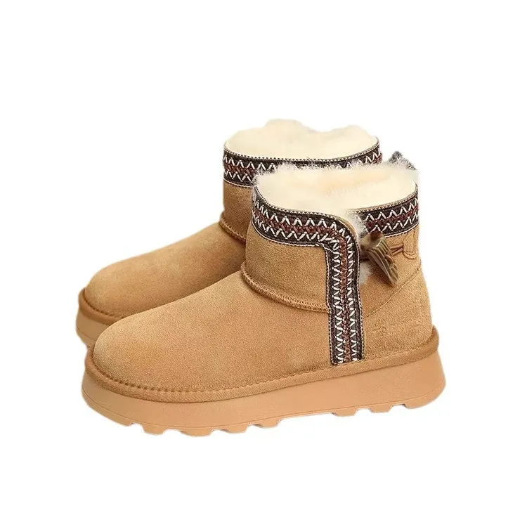 INSTOCK - National style warm and anti-skid snow boots