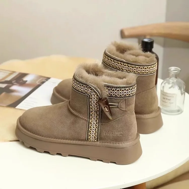 INSTOCK - National style warm and anti-skid snow boots
