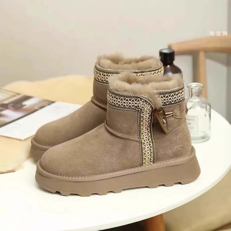 INSTOCK - National style warm and anti-skid snow boots