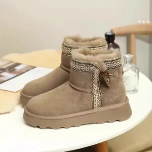 INSTOCK - National style warm and anti-skid snow boots