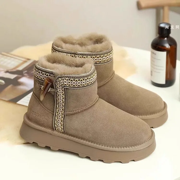 INSTOCK - National style warm and anti-skid snow boots