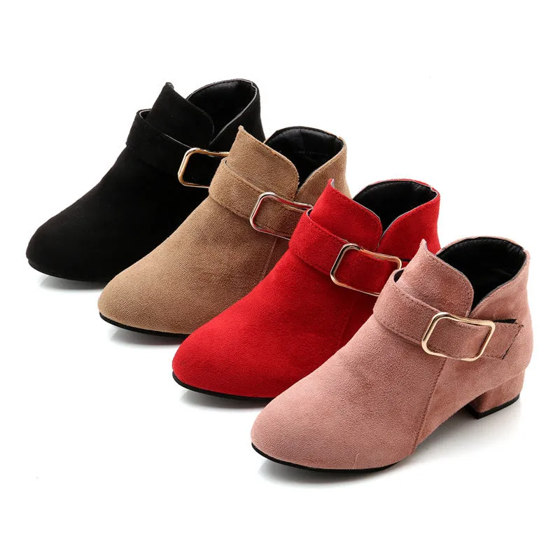 INSTOCK- New Korean style girls mid-calf heightening casual
