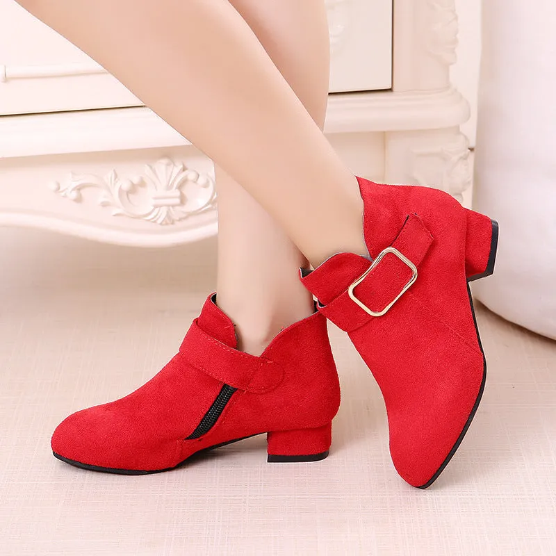 INSTOCK- New Korean style girls mid-calf heightening casual