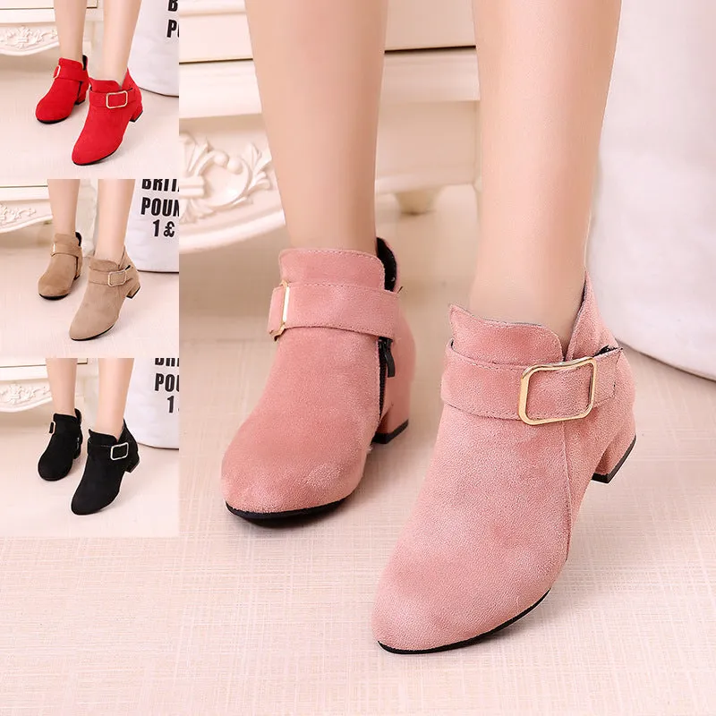INSTOCK- New Korean style girls mid-calf heightening casual