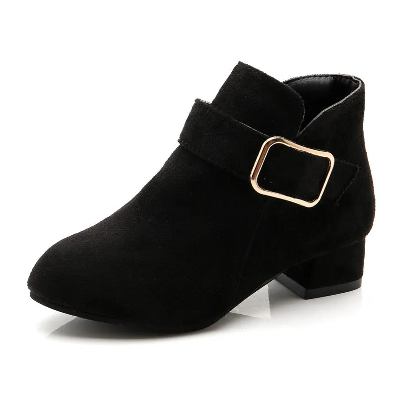 INSTOCK- New Korean style girls mid-calf heightening casual