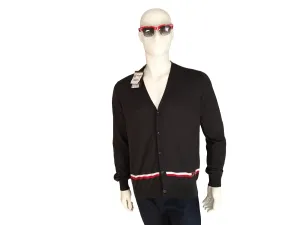 Jacquard Stripe Cardigan