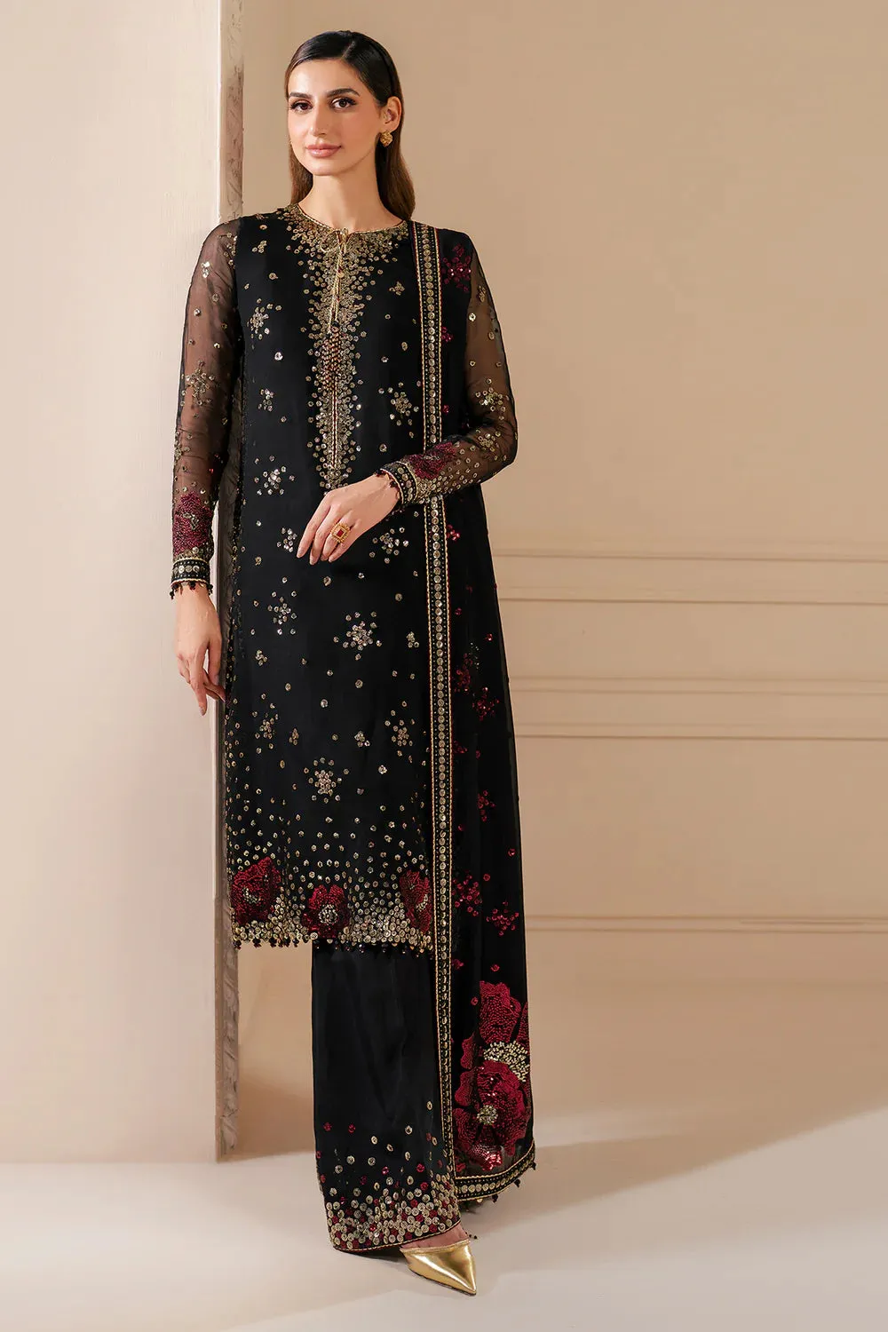 Jazmin Luxury Chiffon Embroidered Collection Unstitched UC-3070