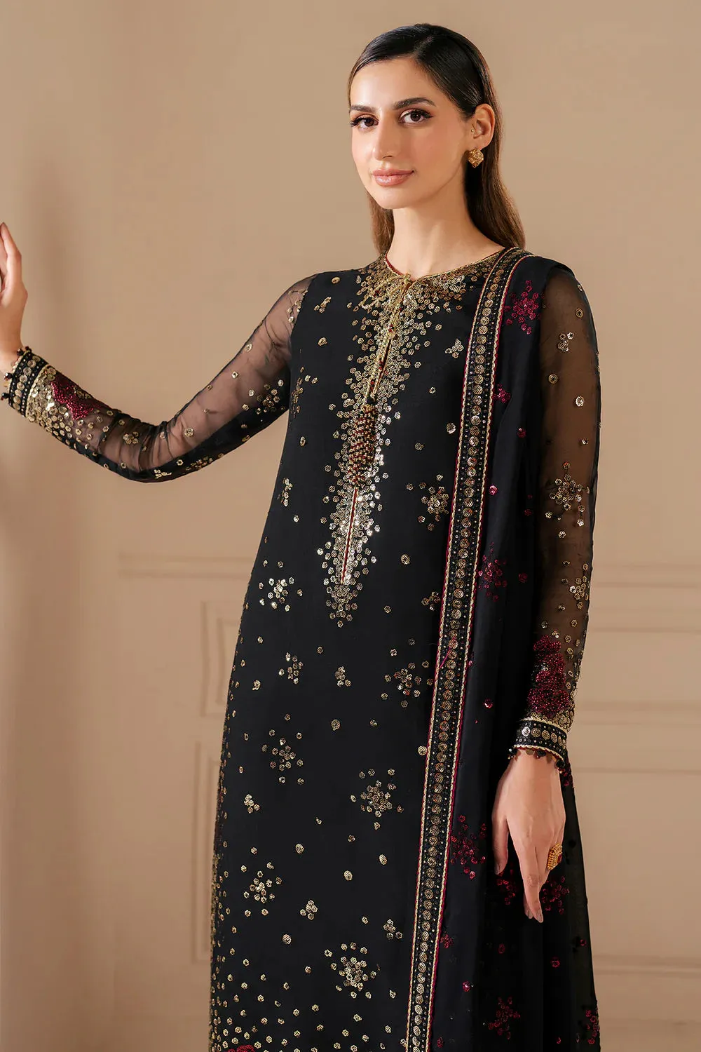 Jazmin Luxury Chiffon Embroidered Collection Unstitched UC-3070