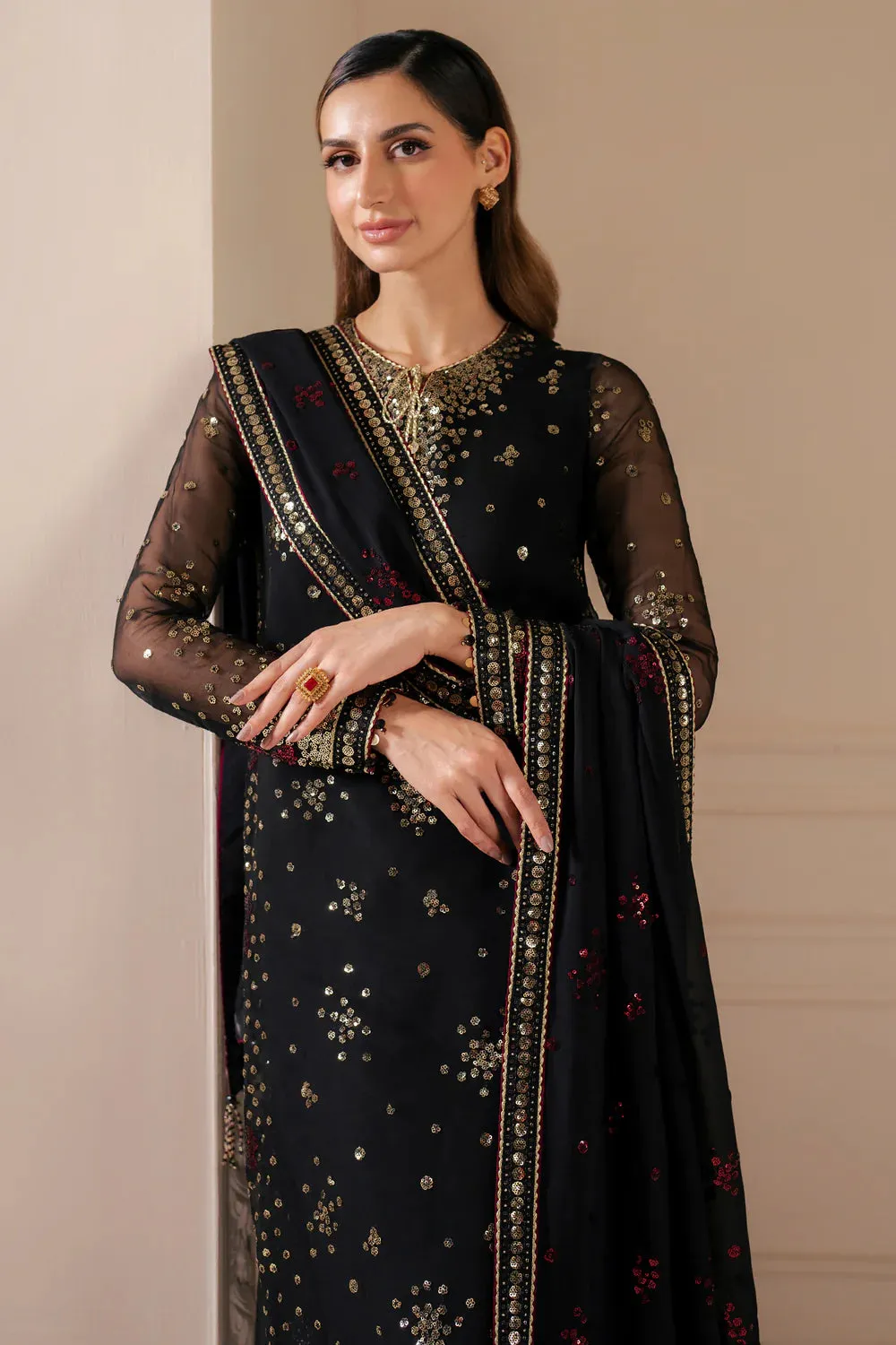 Jazmin Luxury Chiffon Embroidered Collection Unstitched UC-3070