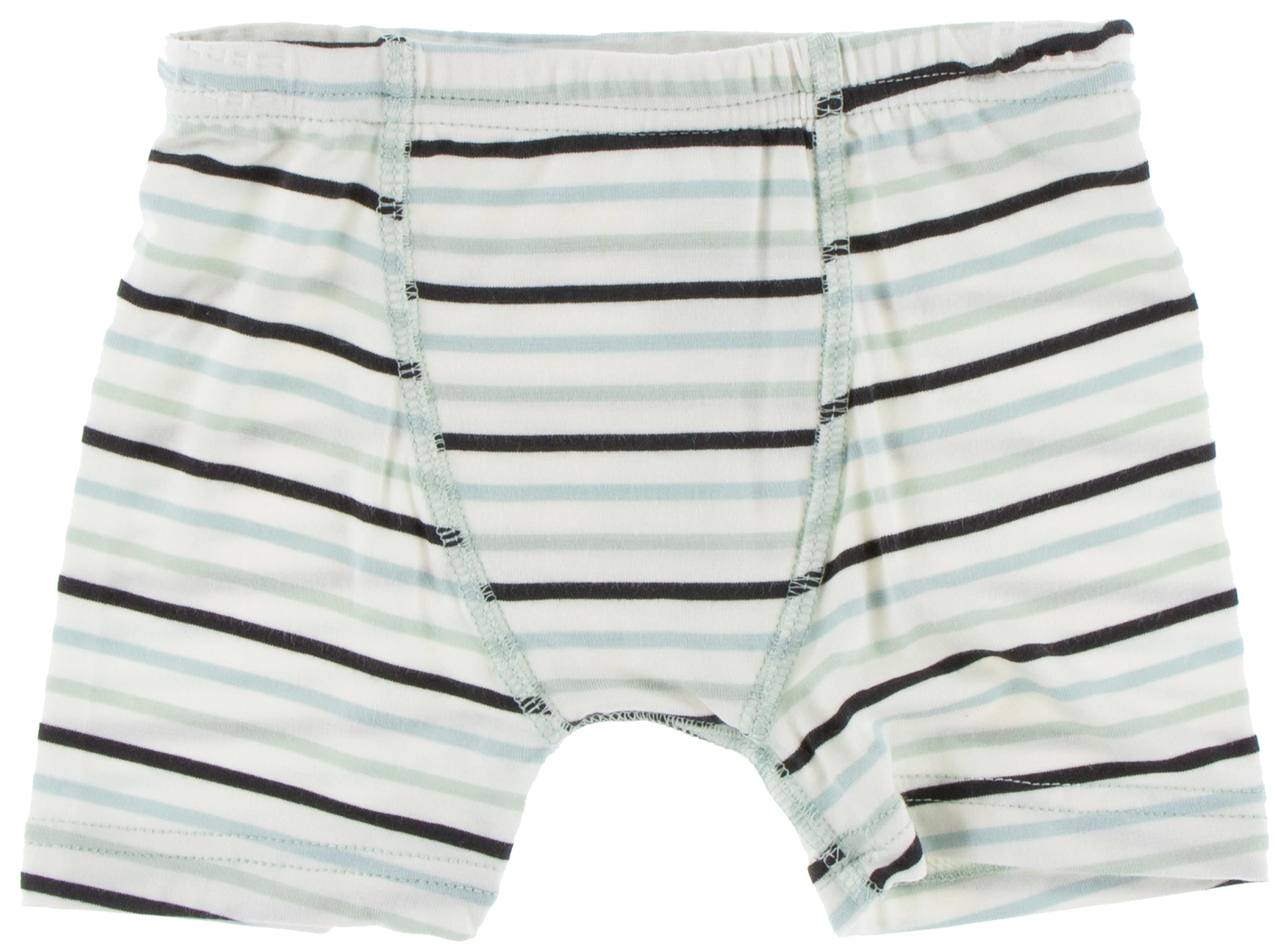 KicKee Pants Topiary Italian Car & Tuscan Afternoon Stripe Boxer Briefs Set