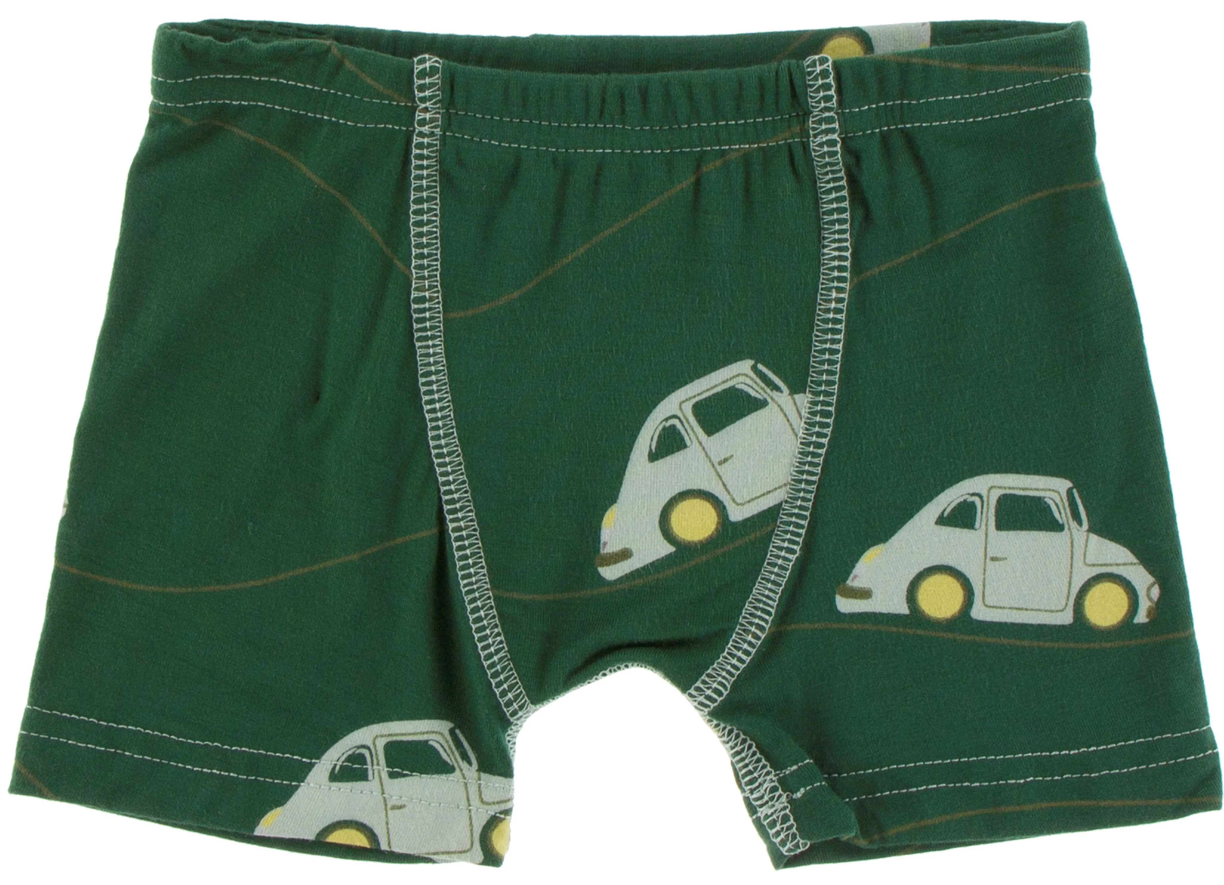 KicKee Pants Topiary Italian Car & Tuscan Afternoon Stripe Boxer Briefs Set