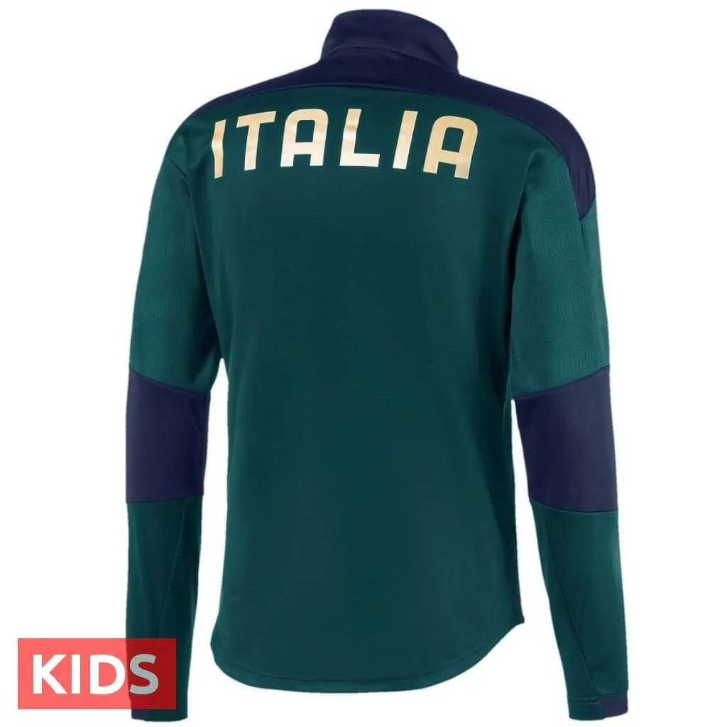 Kids - Italy national team green training Soccer tracksuit 2019 - Puma
