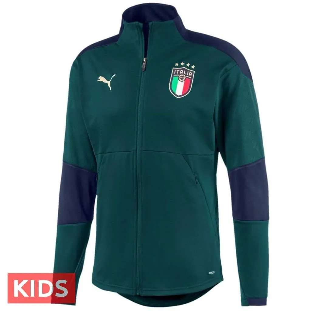 Kids - Italy national team green training Soccer tracksuit 2019 - Puma