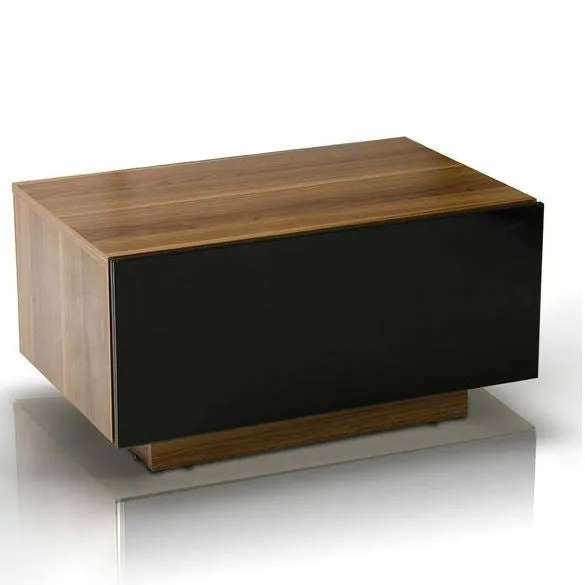 King Brown Wood Modern Platform Bed Frame with Headboard and 2 Nightstands