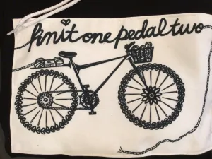 Knit Pedal Bicycle Hoody Sweatshirt