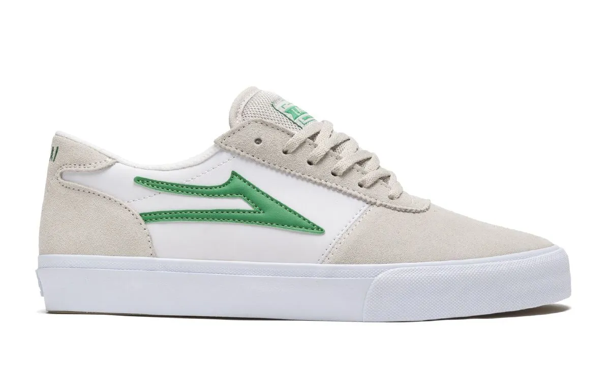 Lakai Manchester White Grass Suede Skate Shoes