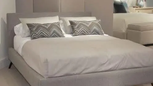 Lawrence Queen Bed, Vibe Smoke - Precedent Furniture