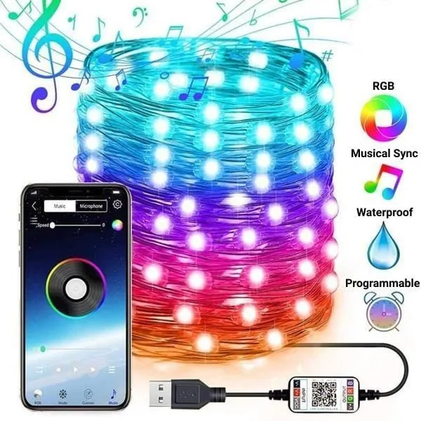 LED String lights - Unique Christmas decoration