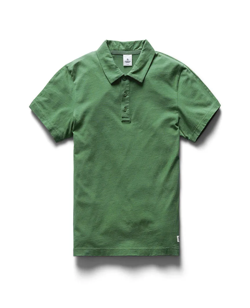 Lightweight Jersey Polo Jade