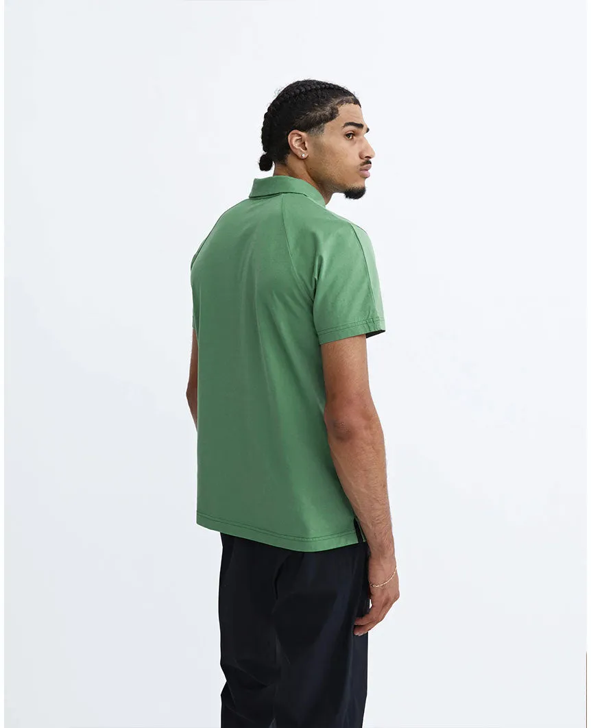 Lightweight Jersey Polo Jade
