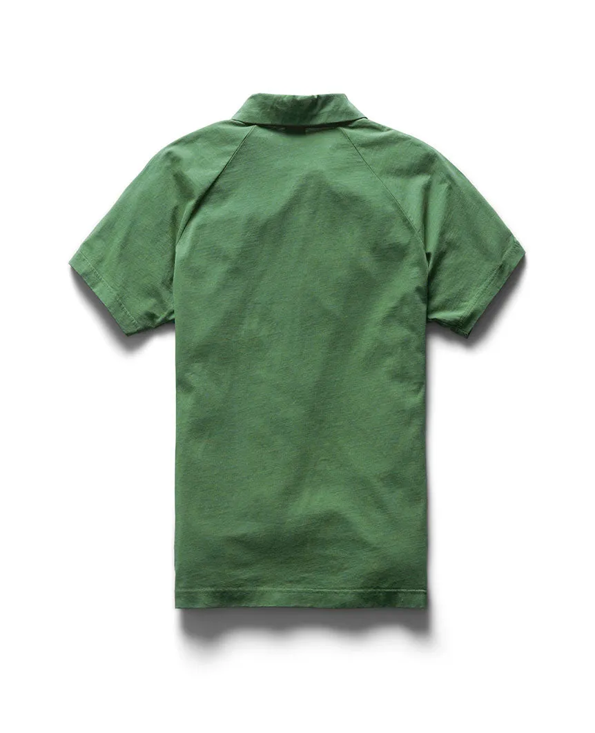 Lightweight Jersey Polo Jade