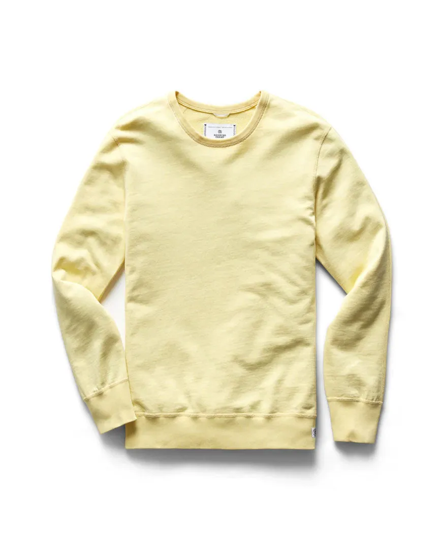 Lightweight Terry Crewneck Citron