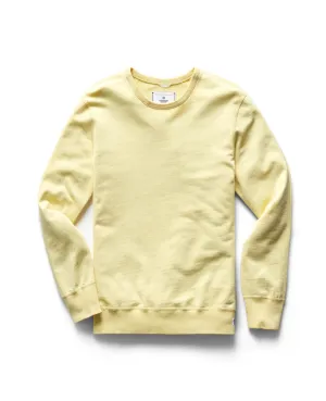 Lightweight Terry Crewneck Citron