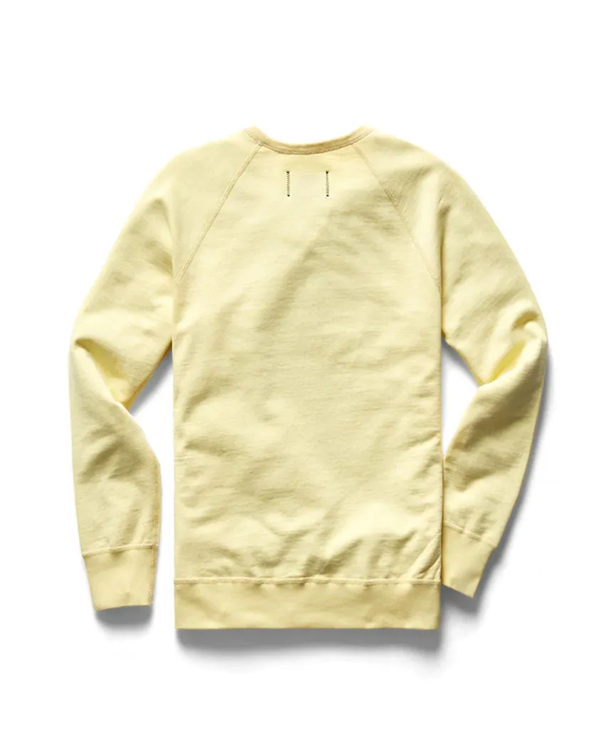 Lightweight Terry Crewneck Citron