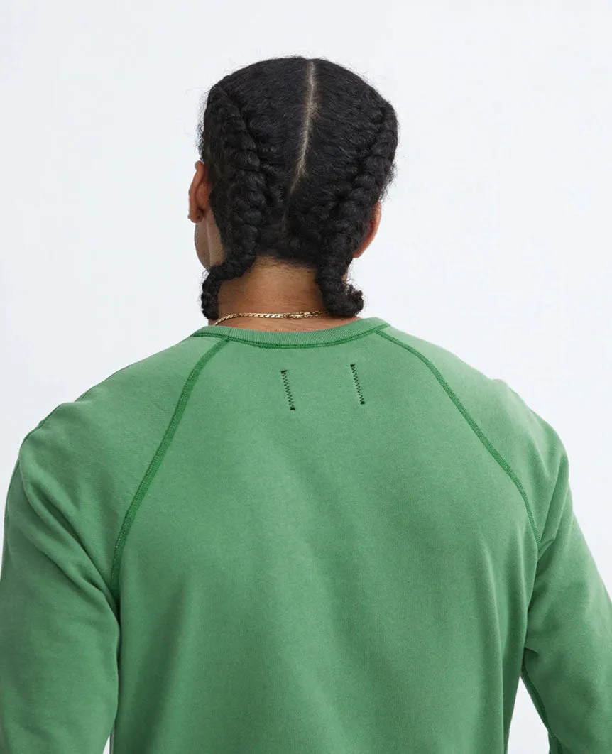 Lightweight Terry Crewneck Jade