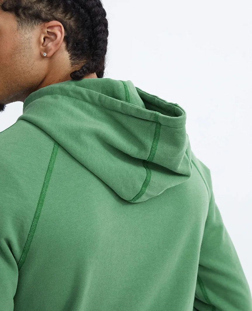 Lightweight Terry Pullover Hoodie Jade