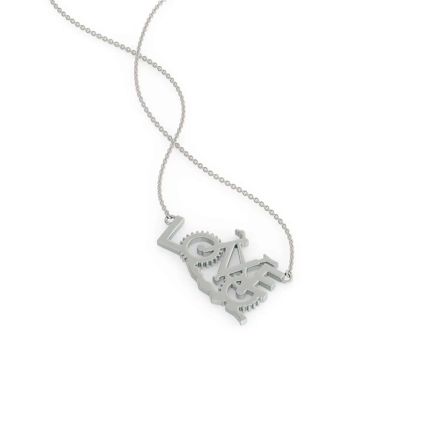 Love Biking Necklace