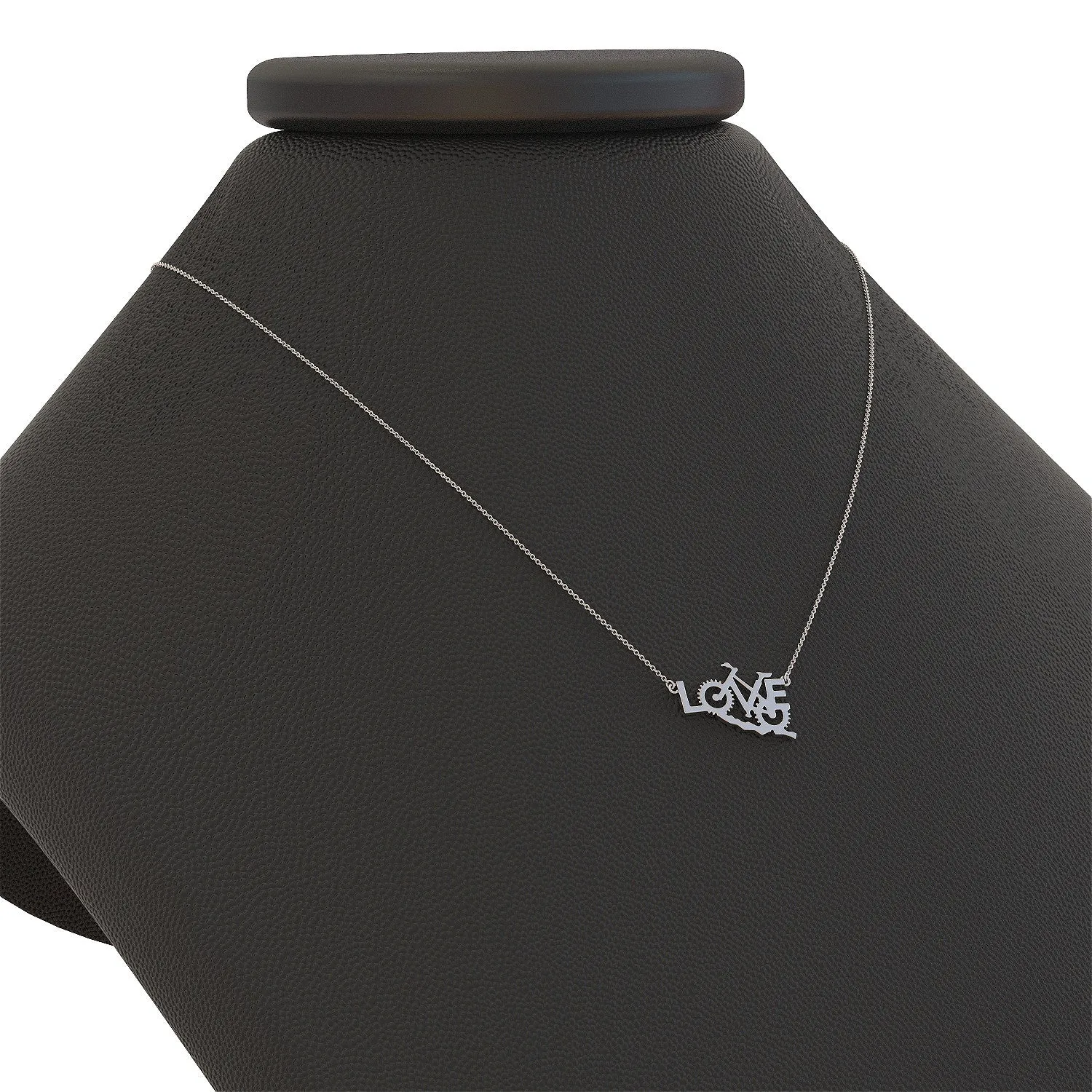 Love Biking Necklace