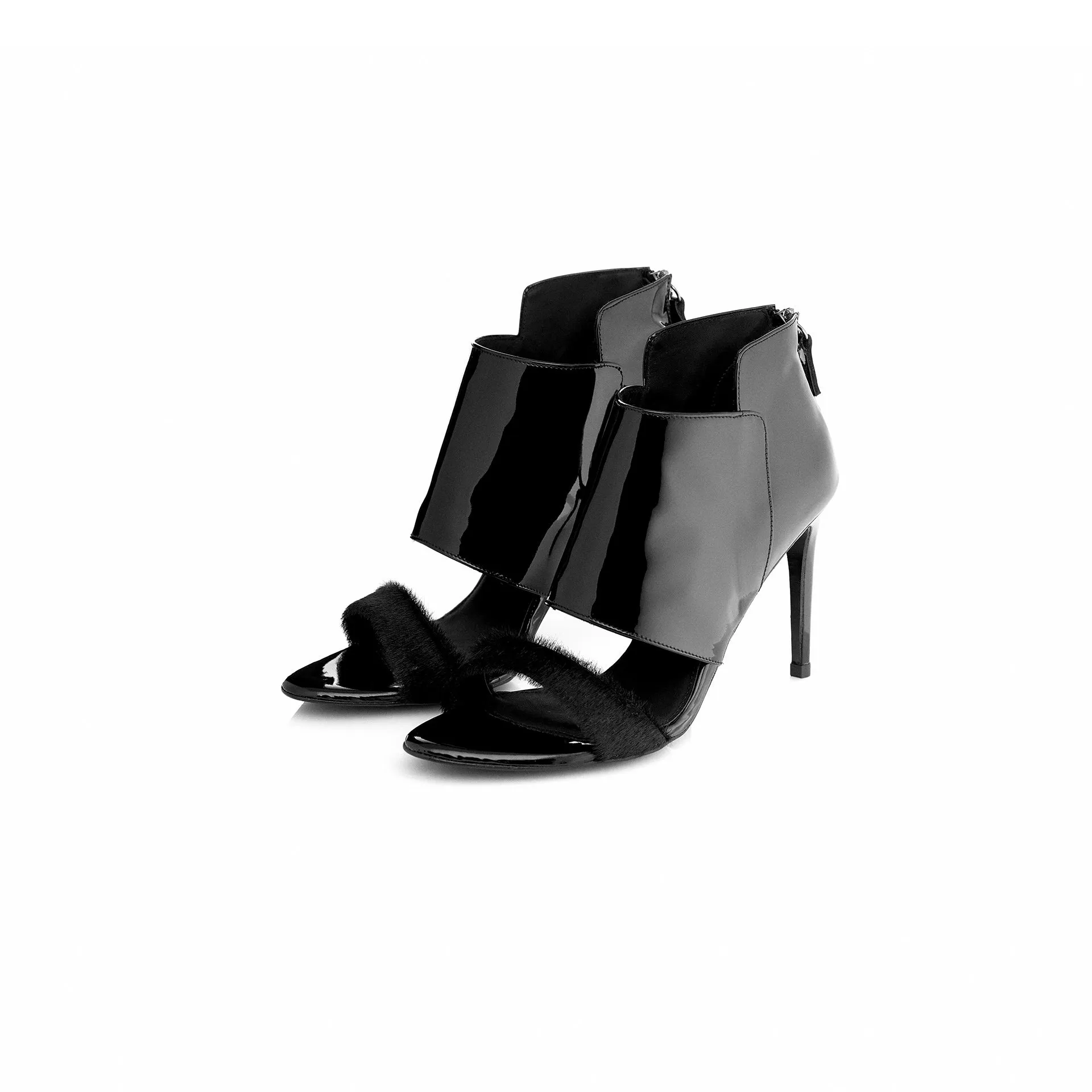 Luna Black Sandals