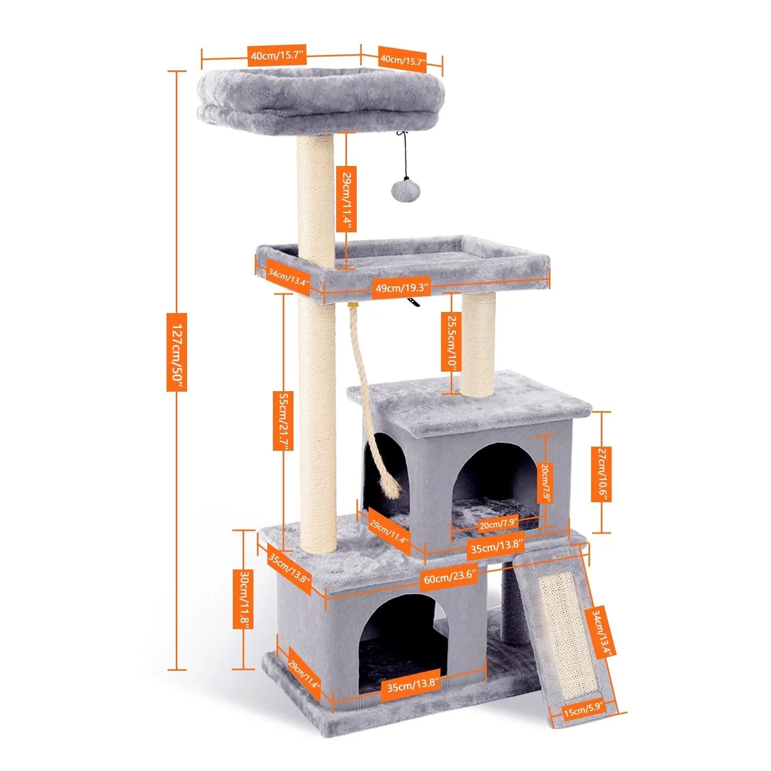 Luxury Cat Tree Playground Wooden House