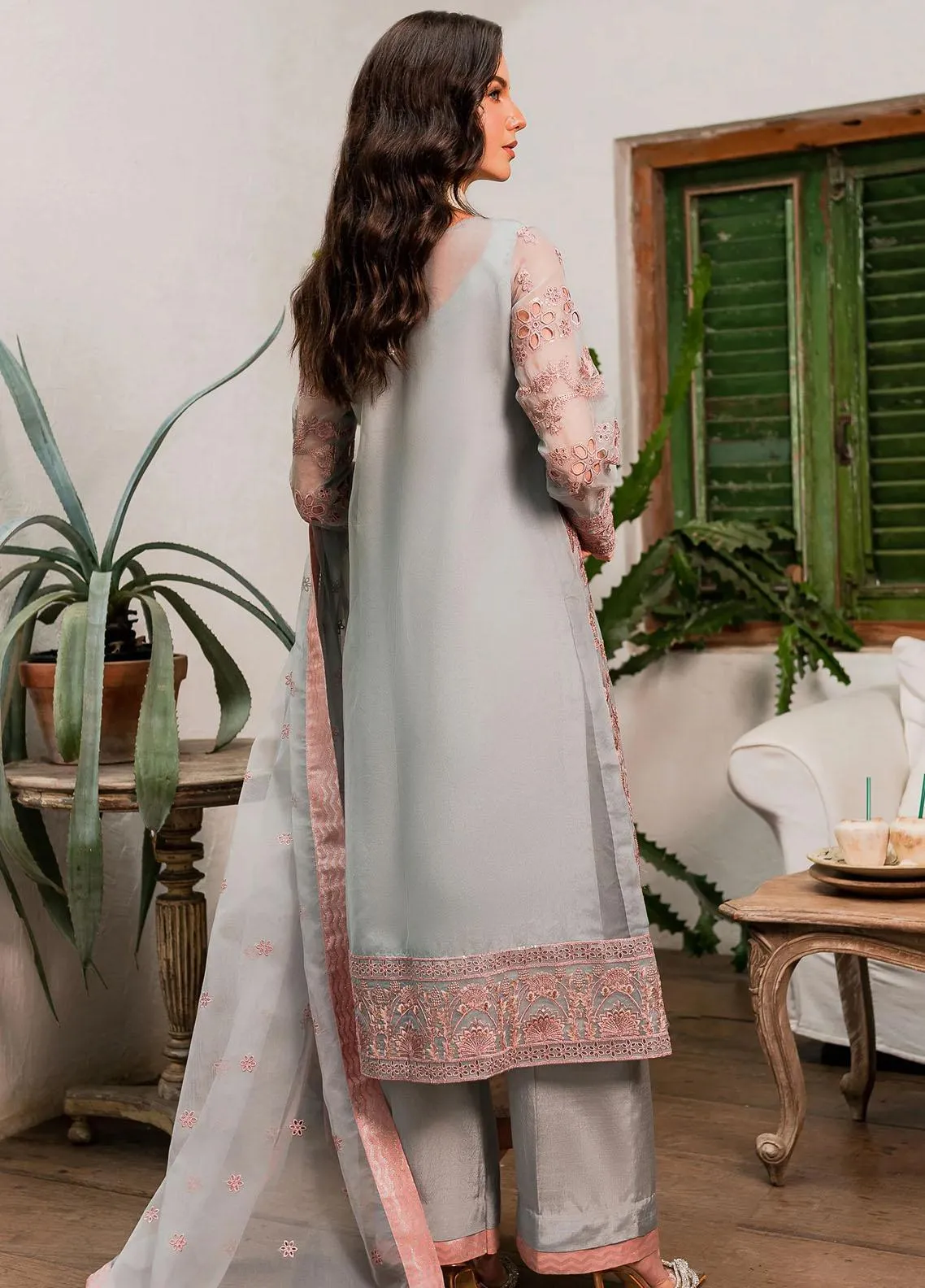 MARYUM & MARIA | SORINA - Luxury Formal | DOWN BLUE (MW23-510)