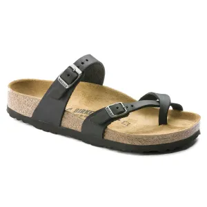 MAYARI OILED LEATHER BLACK