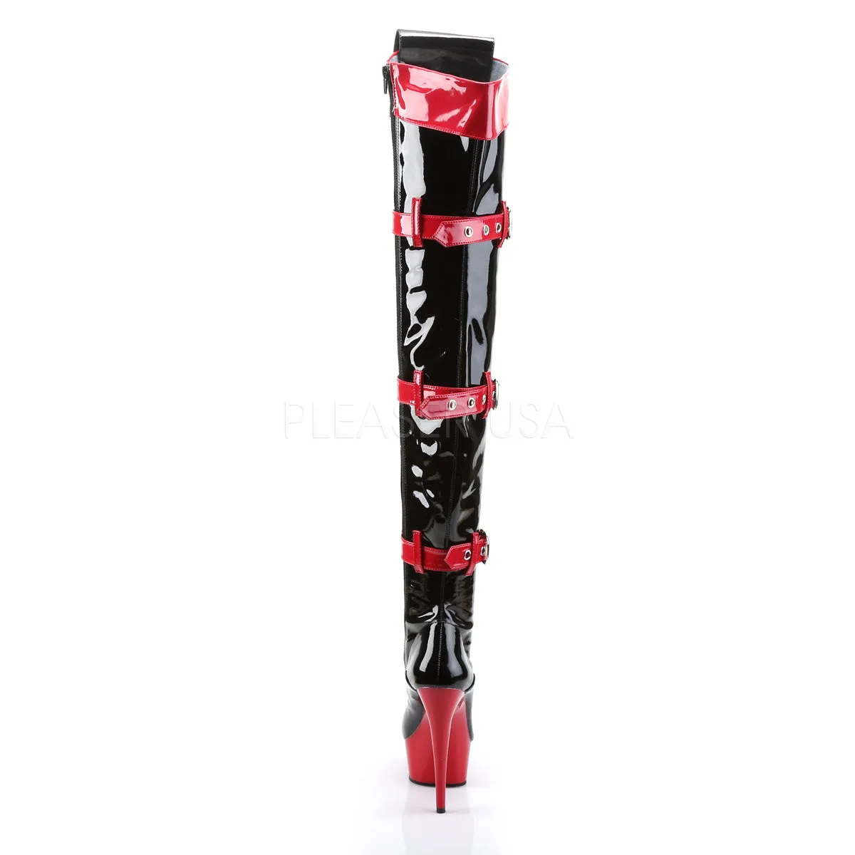 MEDIC-3028  Black-Red Patent/Red