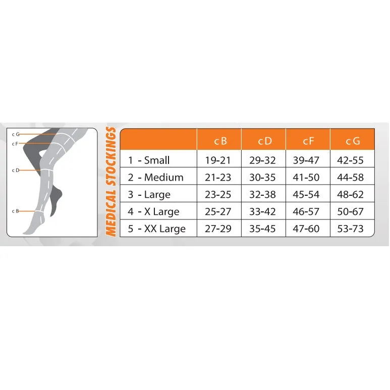 Medical Compression Stockings - Panty Hose - 18-22mmHG - Open Toe