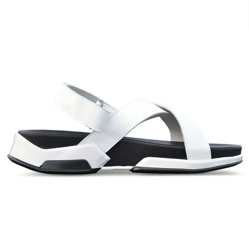 Mens Summer Leisure Straps Sandals Fashion Thick Platform