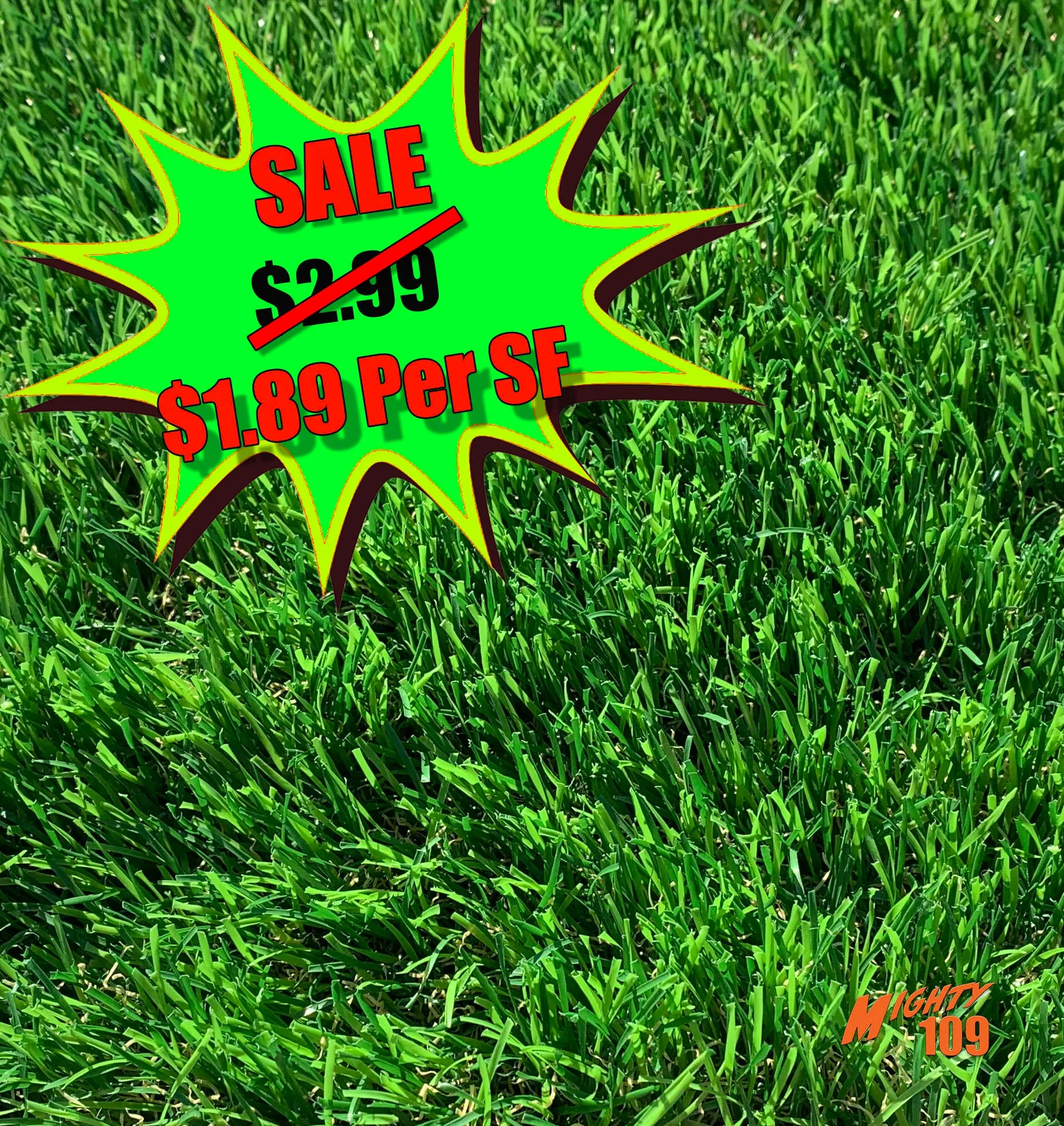 MIGHTY109 "Coastal" Artificial Turf