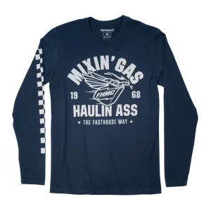 Mixing Gas Pro Am LS Tee - Navy