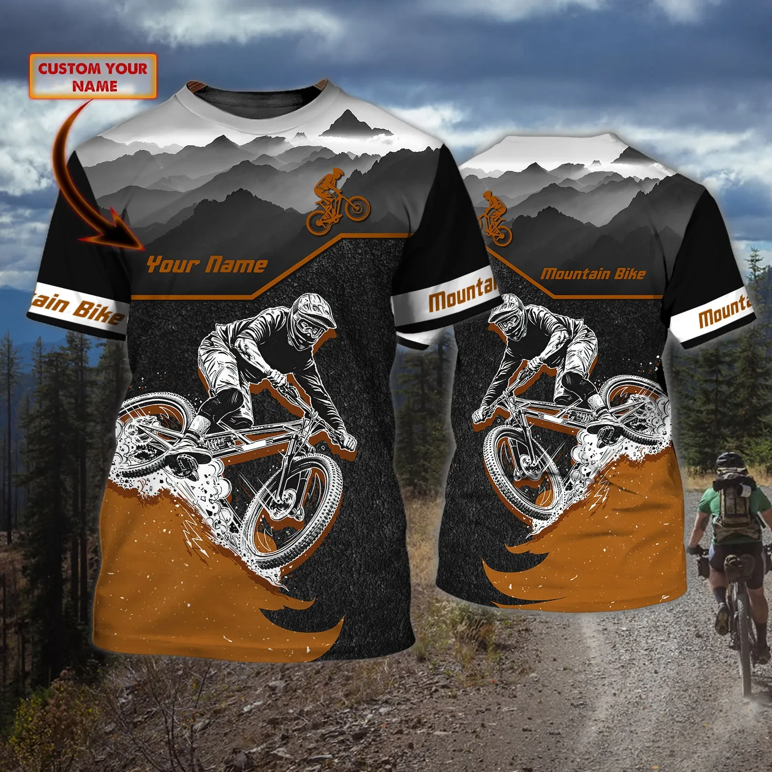 Mountain biking - 3D Tshirt - ATM2K